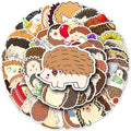 Hedgehog Stickers for Teens Boy Girls Kids|50 Pcs|Cute Vinyl Waterproof Stickers for Laptop Computer Phone Luggage Flasks Water Bottle Bike Car Notebook Tablet,Cartoon Animals Decals Pack(Hedgehog)