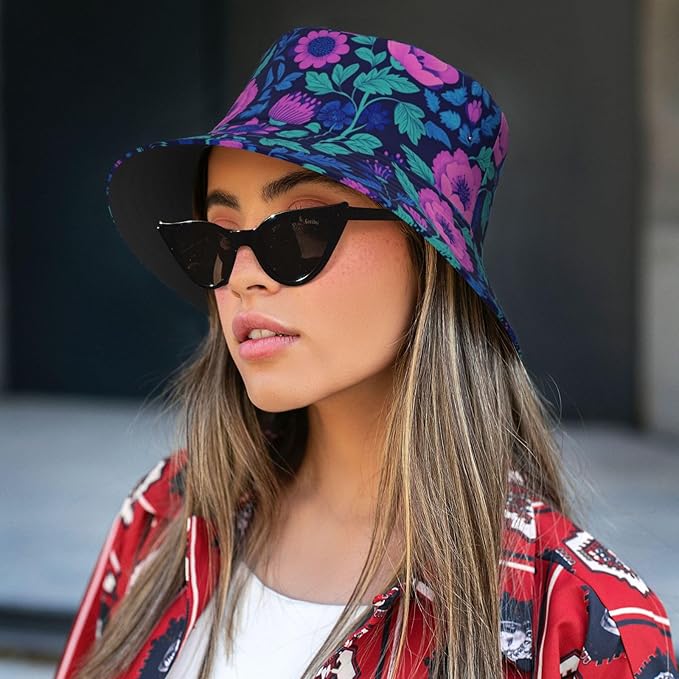 Bucket Hats Fashion Sun Cap Packable Outdoor Fisherman Hat for Women and Men Travel