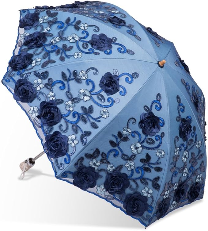 Honeystore Flower Lace Parasols for Wedding Party Lace Bridal Umbrella