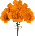 Glaciart One Felt Flowers Artificial Poppies - 8 pcs | Reusable, Washable and Essential Oil Ready Bouquet w/Bendable Long Wire Stem | Great as Gift and Home or Event Decorations