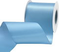 Dusty Blue Satin Ribbon 3 inch X 15 Yards Polyester Ribbon for Gift Wrapping Very Suitable for Weddings Party Hair Bow Invitation Decorations and More