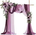 TINGE TIME Artificial Arch Flowers Kit Pack of 5, Wedding Decorations for Reception with Hanging Flowers, Wedding Arch Silk Floral Arrangements Ceremony Backdrop Bridal Shower Outdoor Party Decor