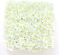 Flower Wall Backdrop, 12PCS 10.6"-15.7" Artificial Flower Wall Panel with Various Styles, 3D Floral Wall Decor for Wedding Photo Background Festive Party Home Decoration (G-F001, 10.6*10.6in)