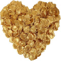 LZXD 1000 Pieces Gold Artificial Silk Rose Petals Flower Decoration Wedding Party Color Gold