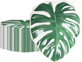 100Pcs Tropical Jungle Leaf Paper Napkins Disposable, Creative Palm Leaf Table Decorations Dinner Napkins for Hawaiian Luau Party Birthday Baby Shower Beach Wedding Summer Safari Theme Party 6.5x6.5In