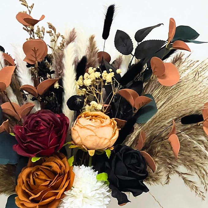RyddeligHome Christmas Centerpieces for Dinner Table, Fall Centerpieces for Tables, Coffee Dining Table Centerpiece Decor for Home, Xmas Winter Decorations, Centro De Mesa De Otoño