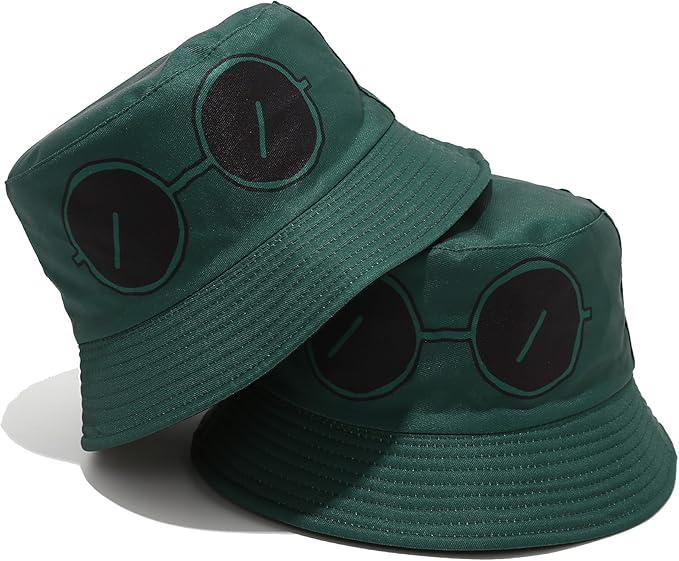 Mashiaoyi Unisex Print Double-Side-Wear Reversible Bucket Hat