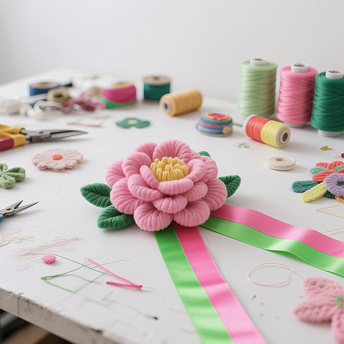 5/8 Ribbon, Pink & Green Flash Two-Tone Double Faced Satin Ribbon for Gift Wrapping, Flower Bouquet, Bow, Hair, Wedding, DIY Crafts, Holiday Party Decorations, 30 Yards Total