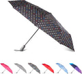 Totes Auto Open/Close Windproof Ultimate Compact Umbrella with UV and Water Repellent Protection