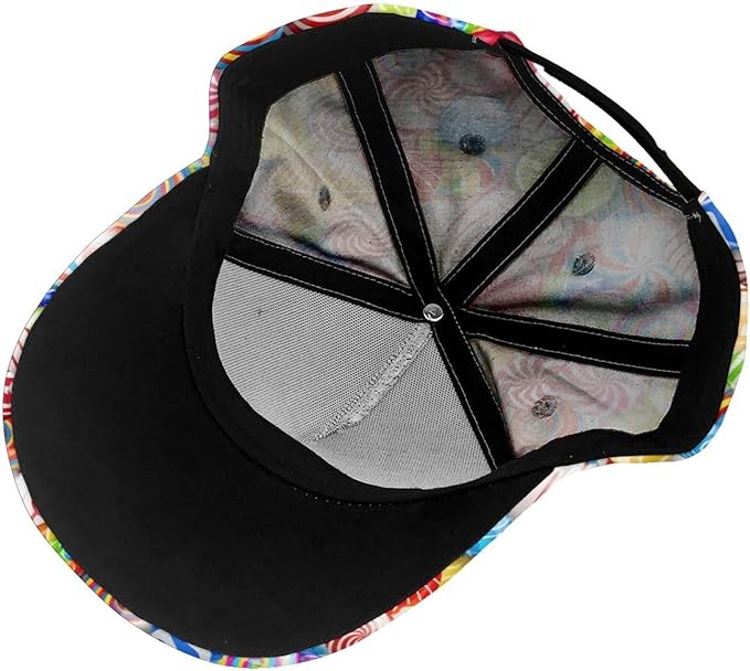 Pastel Cornflowers Floral Baseball Cap Dad Hats All-Over Print Fashion Accessory 100% Polyester Adjusts to Fit Most