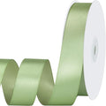 Sage Green Ribbon 1 Inch 60 Yards Double-Sided Fabric Light Green Satin Ribbon for Gift Bags Baskets Dorm Room Decor Wedding Gift Wrapping Cake Hair Bows Handmade Project