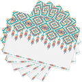 Southwest Aztec Placemats,Native American Washable Waterproof Table Place Mats Set of 6 for Dining Room Kitchen Table 12 X 18 Inch 6 PCS, Style-14