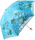 Honeystore Flower Lace Parasols for Wedding Party Lace Bridal Umbrella