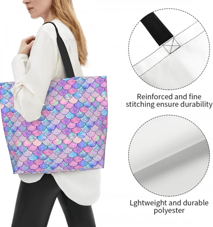 Shoulder Bag Large Reusable Eco-friendly Shopping Bags Portable Storage Handbag