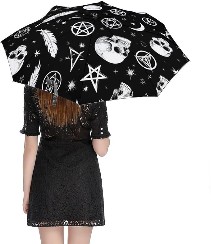 Fashion 3 Fold Sunny Rain Sunscreen Umbrella Portable Automatic Umbrella