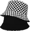 Flower Reversible Bucket Hat Cotton Summer Travel Beach Sun Hats Emboridery for Women Men