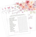 Baby in Bloom Baby Shower Games, Floral The Price is Right Game for 30 Guests with Game Cards, Gender Reveal, Baby Shower Supplies & Decorations (DV21)