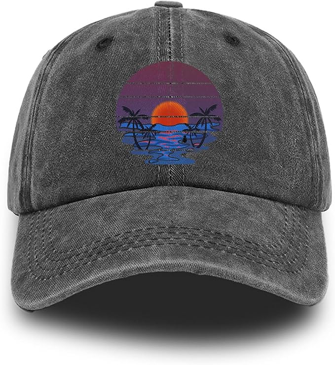 Negi Retro Baseball Cap Denim Hat for Women Female Washed Distressed Adjustable Dad Hats Unconstructed Cotton