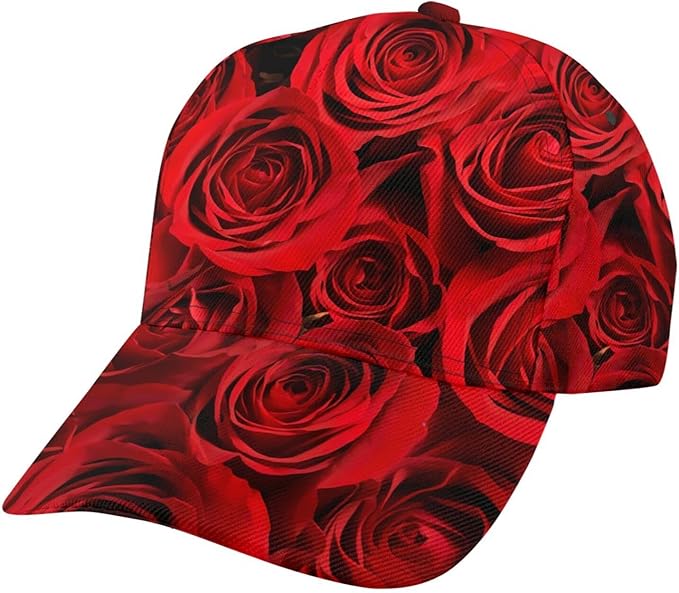 Pastel Cornflowers Floral Baseball Cap Dad Hats All-Over Print Fashion Accessory 100% Polyester Adjusts to Fit Most