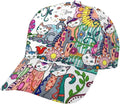Pastel Cornflowers Floral Baseball Cap Dad Hats All-Over Print Fashion Accessory 100% Polyester Adjusts to Fit Most