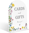 Acrylic Wedding Signs Cards and Gifts Sign for Reception, 6x8" Floral Themed Arch Acrylic Table Decor, Love Is In Bloom & Baby In Bloom Decorations for Baby Shower Bridal Shower Engagement Party