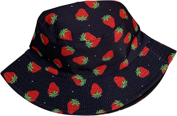 Malaxlx Unisex Bucket Hat Beach Sun Hat Aesthetic Fishing Hat for Men Women Teens, Reversible Double-Side-Wear