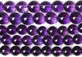 8MM 46PCS Natural Stone Clean Amethyst 3A Grade Crystal Loose Beads for Jewelry Making DIY Bracelet
