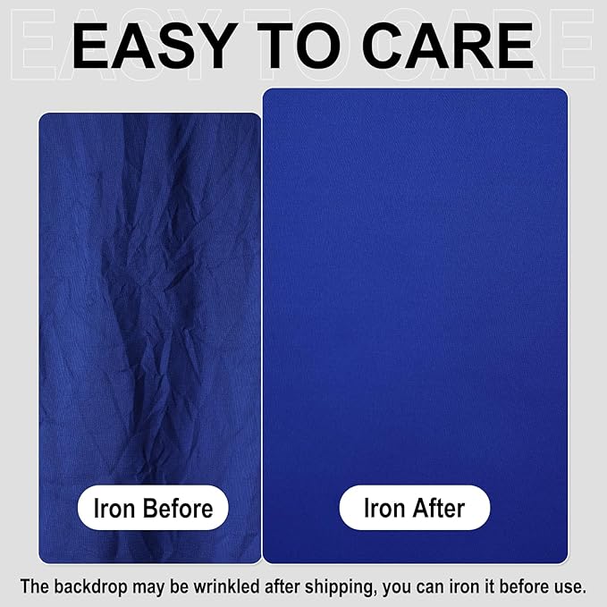 GFCC RoyalBlue Backdrop - 5FTX7FT RoyalBlue Photo Backdrop for Photoshoot Background for Photography Screen Video Recording Picture Background
