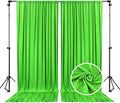 10 x 10 Feet Emerald Green Backdrop Curtain for Partie, Background Curtains for Photoshoot, Birthday, Wedding, Halloween, Thanksgiving, Christmas, New Year Party Decorations 5Ft x 10Ft, 2 Panels