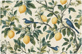 Lemon Placemats Set of 6 Washable Table Mats Summer Yellow Lemonade Stand Heat-Resistant Cotton Linen Place Mats for Dining Table Kitchen Indoor Outdoor Party Holiday Decor
