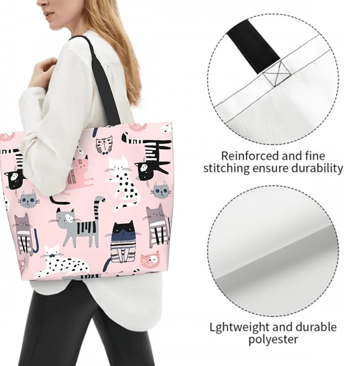 Shoulder Bag Large Reusable Eco-friendly Shopping Bags Portable Storage Handbag