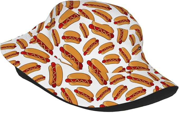 Bucket Hat for Women Men, Summer Print Hat Travel Packable Sun Cap Outdoor Hat for Women and Men
