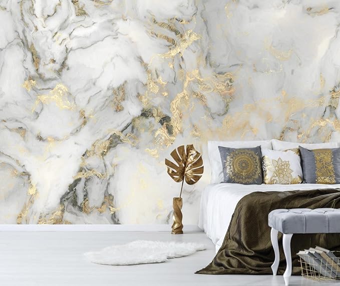 Abstract Marble Background Wall Mural Wallpaper Peel and Stick for Living Room Office 157"x108"