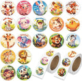 1000 Pcs Teacher Reward Animal Stickers for Kids Classroom Boys Girls School Students.2 Roll 1 Inch Good Job Stickers Gift for Birthday Party Favors.Teacher Must Haves Supplies Small Sticker