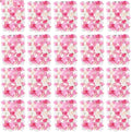 20 Pack Artificial Flower Wall Panels 24" x 16" Pink&White Faux Hydrangea and Rose Artificial Flower Backdrop Panels for Wedding Party Event Flower Wall Decor