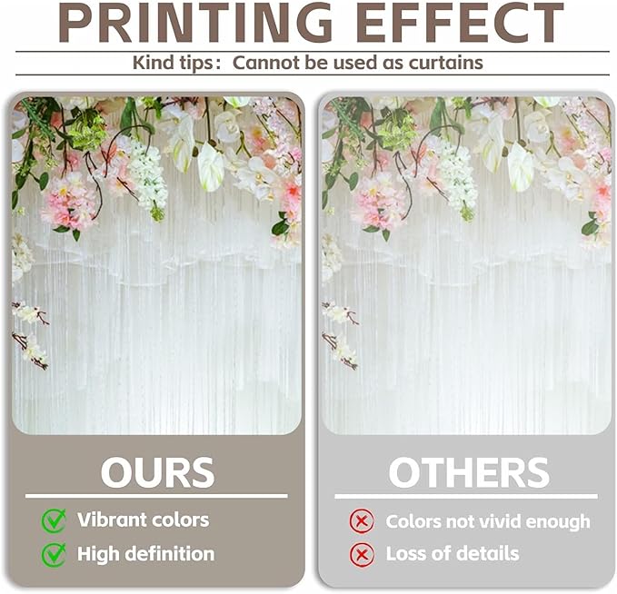 Leowefowa White Flower Wall Backdrop for Wedding Decor Romantic Pink Roses Floral Wall Photography Background for Wedding Birthday Party Banner Decorations Backdrop Photo Booth Props 10x8ft Vinyl
