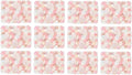 12Pcs Flower Wall Panel, 24x16in Artificial Flower Wall Backdrop Pink Dahlia Hydrangea Rose Flowers Wall Backdrop Flowers Photo Background for Photo Background Party Wedding Decoration