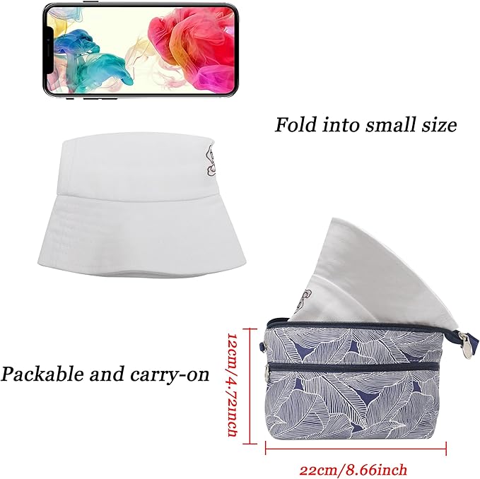 ZLYC Unisex Fashion Embroidered Bucket Hat Summer Fisherman Cap for Men Women