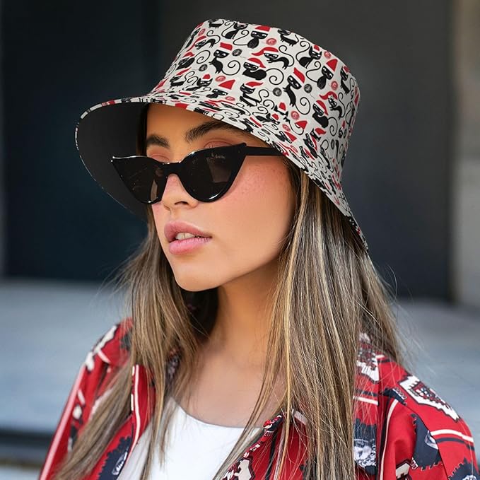 Bucket Hats Fashion Sun Cap Packable Outdoor Fisherman Hat for Women and Men