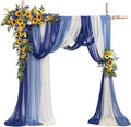 TINGE TIME Artificial Arch Flowers Kit Pack of 5, Wedding Decorations for Reception with Hanging Flowers, Wedding Arch Silk Floral Arrangements Ceremony Backdrop Bridal Shower Outdoor Party Decor