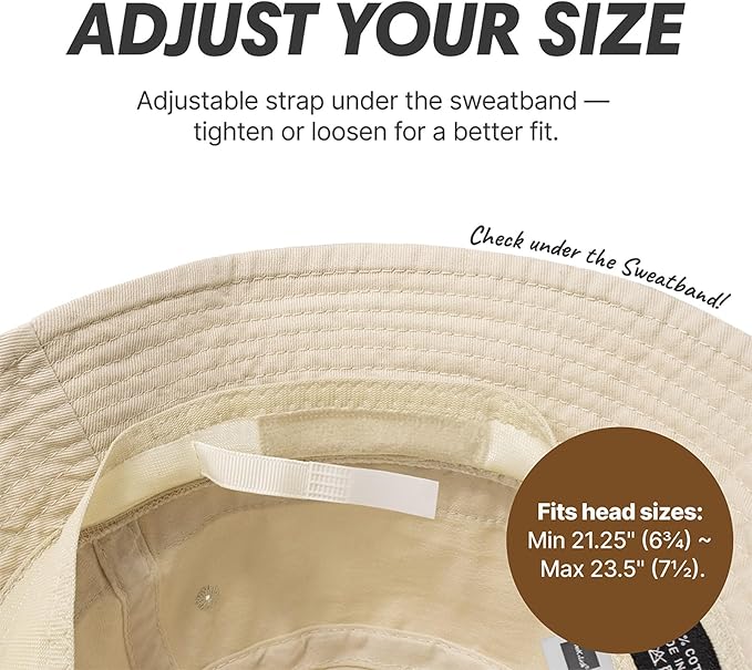 Hot Summer Bucket Hat - Trendy Cotton Sun Hat for Beach, Golf, Fishing - Fun Outdoor Vacation Boonie for Men and Women