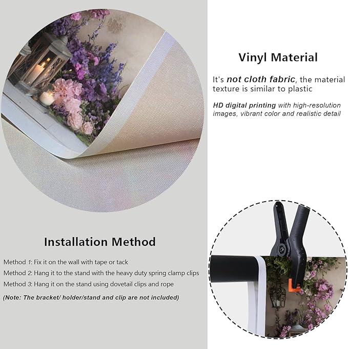 YongFoto Elegant Flower Wall Backdrop 12x10ft Floral Butterfly Candle Photography Background Baby Bridal Shower Wedding Girl Birthday Party Banner Room Decor Portrait Photoshoot Wallpaper Photo Booth