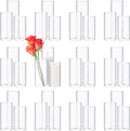 54 Pcs Cylinder Vases Set for Centerpieces, 6/8/10 Inch Tall Clear Glass Vase, Hurricane Floating Candle Holder for Wedding Table Decor, 2.5''/2.7''/3.3''' Diameter (2.5'' X 5'',6'',8'')