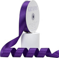 Purple Satin Ribbon, Double Faced 1 Inch X 50 Yards Purple Ribbon, Premium Satin Ribbon for Gift Wrapping, Crafts, Hair Bow Making, Sewing, Flower Bouquet, Wedding Party Decor