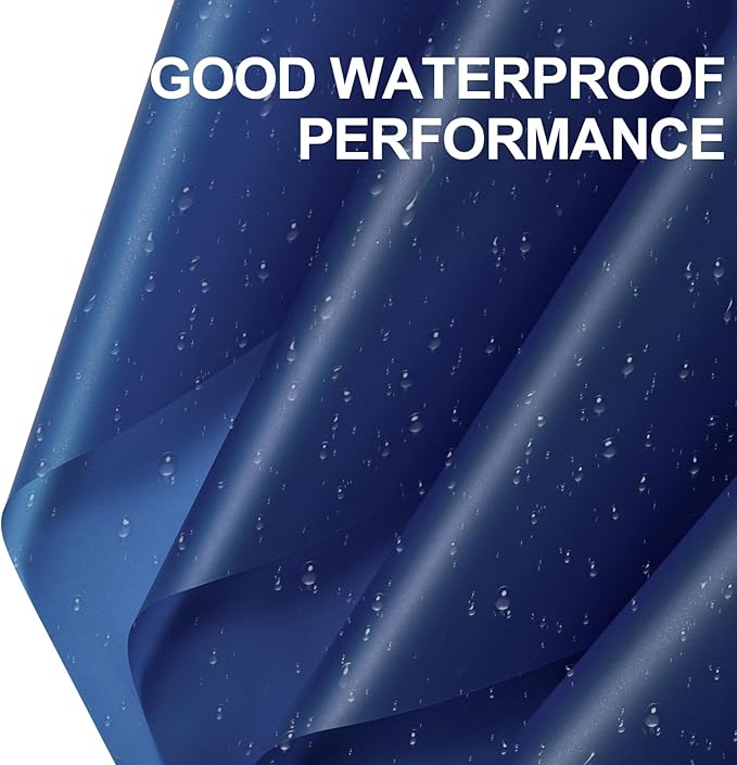 WRAPAHOLIC 20 Sheets Flower Wrapping Paper - 22.4 x 22.4 inch Pure Royal Blue Water-Resistant Floral Bouquet Wrapping Paper, Florist Supplies Packaging for Wedding Birthday Gift DIY