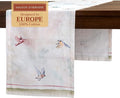 Maison d' Hermine Table Runner 100% Cotton Single Layer Table Runners 72 inches Long Decorative for Home Kitchen Dining Party Wedding Bridal Shower Spring Summer (Flying Birds, 14.50" x 72")