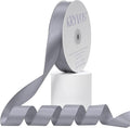 Gray Satin Ribbon, Double Faced 1 Inch X 50 Yards Gray Ribbon, Premium Satin Ribbon for Gift Wrapping, Crafts, Hair Bow Making, Sewing, Flower Bouquet, Wedding Party Decor