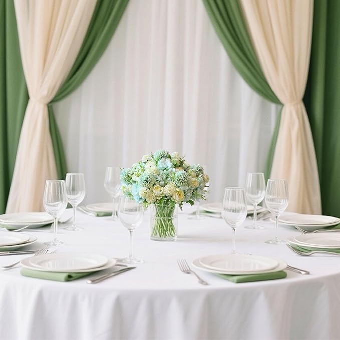 ASTRYAS 8Pcs Green Peonies Artificial Flowers, Fake Silk Peony Flowers Bouquets Arrangements Wedding Party Home Kitchen Garden Table DIY Floral Centerpieces Decor(Sage Green)