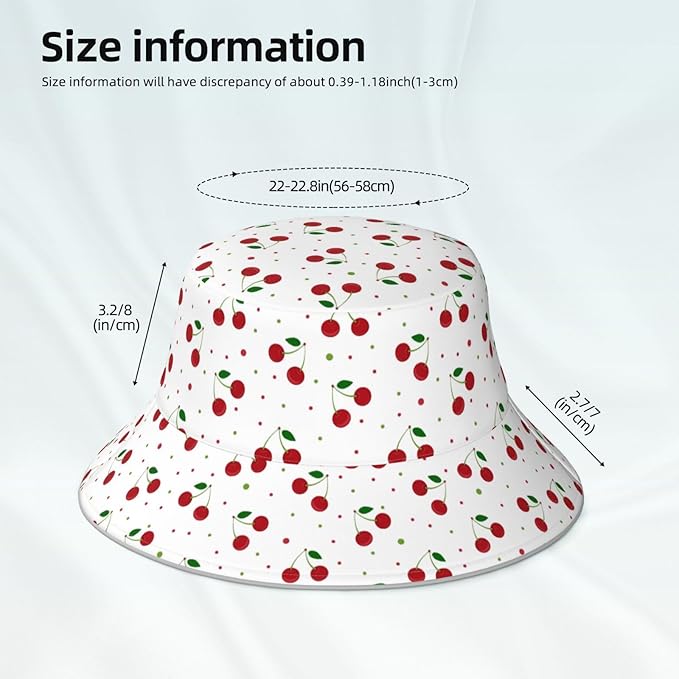 Hat Reversible Fisherman Hats Double Sided Wearing for Women Men Boys Girls
