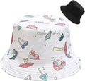 Malaxlx Unisex Bucket Hat Beach Sun Hat Aesthetic Fishing Hat for Men Women Teens, Reversible Double-Side-Wear